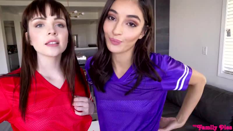 Aliya brynn, emily willis super domingo con mi hermanastra y su amiga myfam