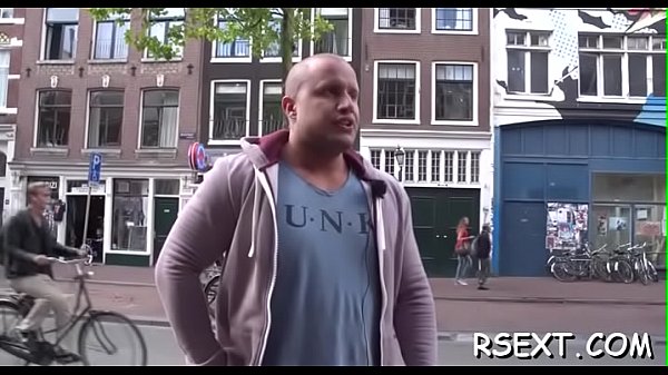 Concupiscent old guy gets it on in the amsterdam redlight district