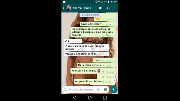 La más tetona del aula en una videollamada, se puso cachonda por whatsapp y el resto quedó grabado