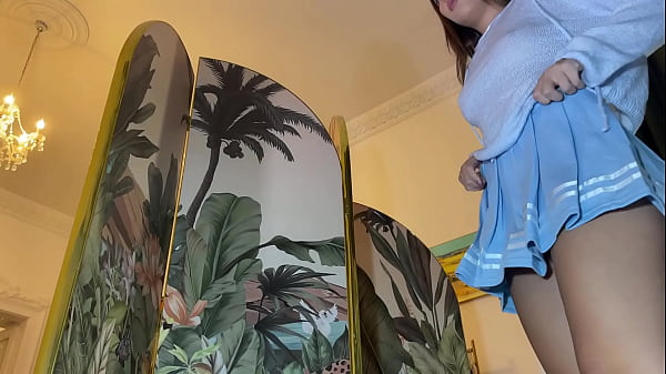 Pretty Teen Girl dances in sexy