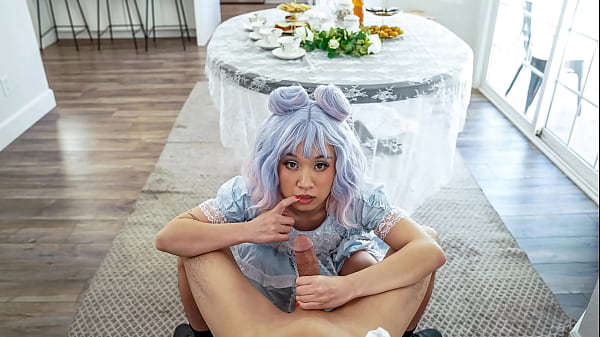 Asian Teen Is Eager to Ride an Big Cock - Thinasian