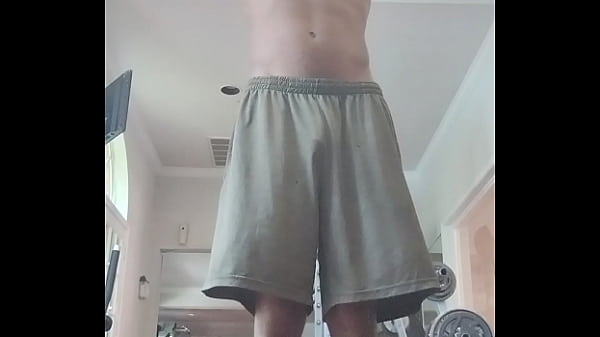 Beautiful Teen poses workout