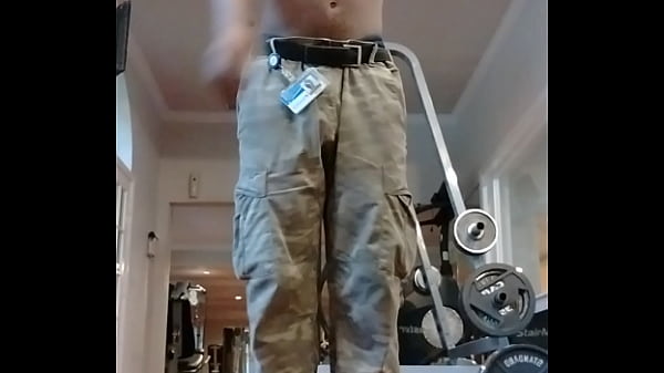 Sexy workout Teen shows off