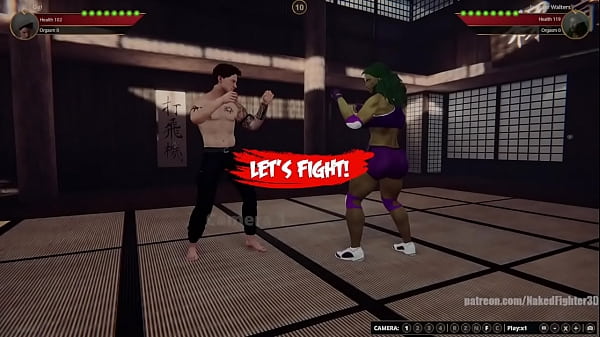 Gigi VS Jennifer Walters (combattente nudo 3D)