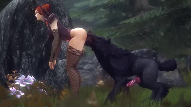 Animação 3D (a garota foi capturada por uma matilha de lobos a cabo) #209 hd full