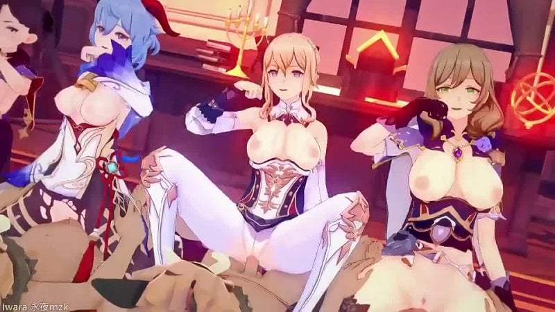 Ganyu gan yu lisa lisa mona | mona | impact des genshin | nsfw | hentaï | porno | 18+ lesbiennes yuri hentai bdsm porno animation anime